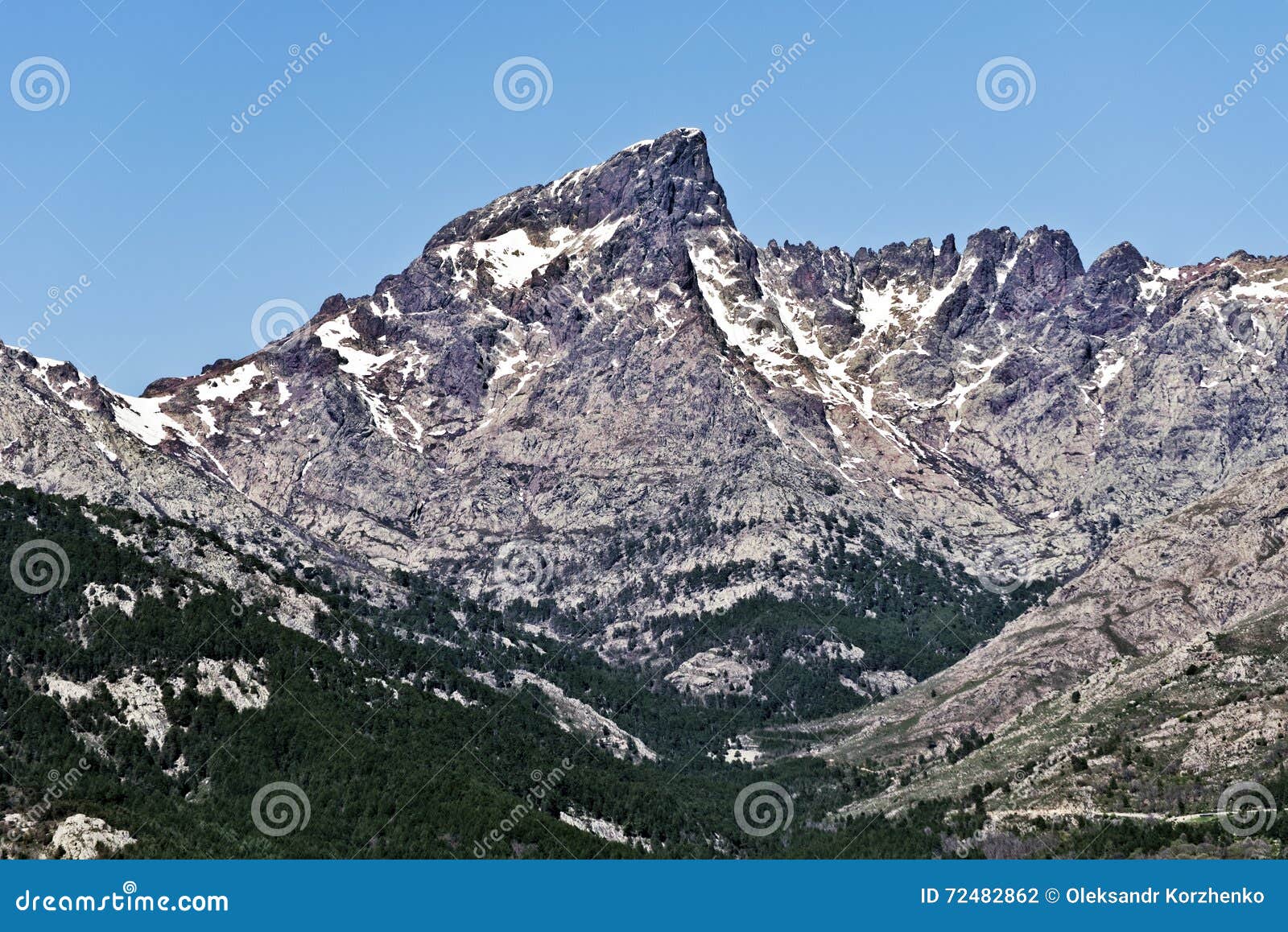 paglia orba peak and golo valley